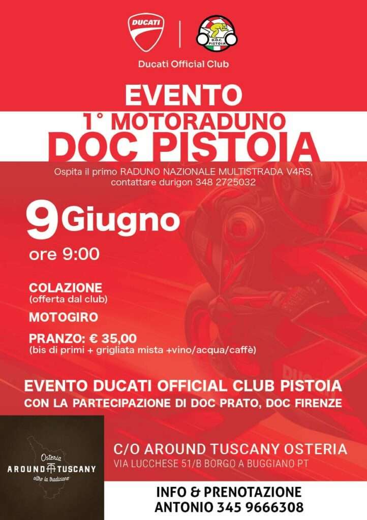 1° Motoraduno con i DOC + osptiremo il 1° Motoraduno ITALIA multi V4 RS 2