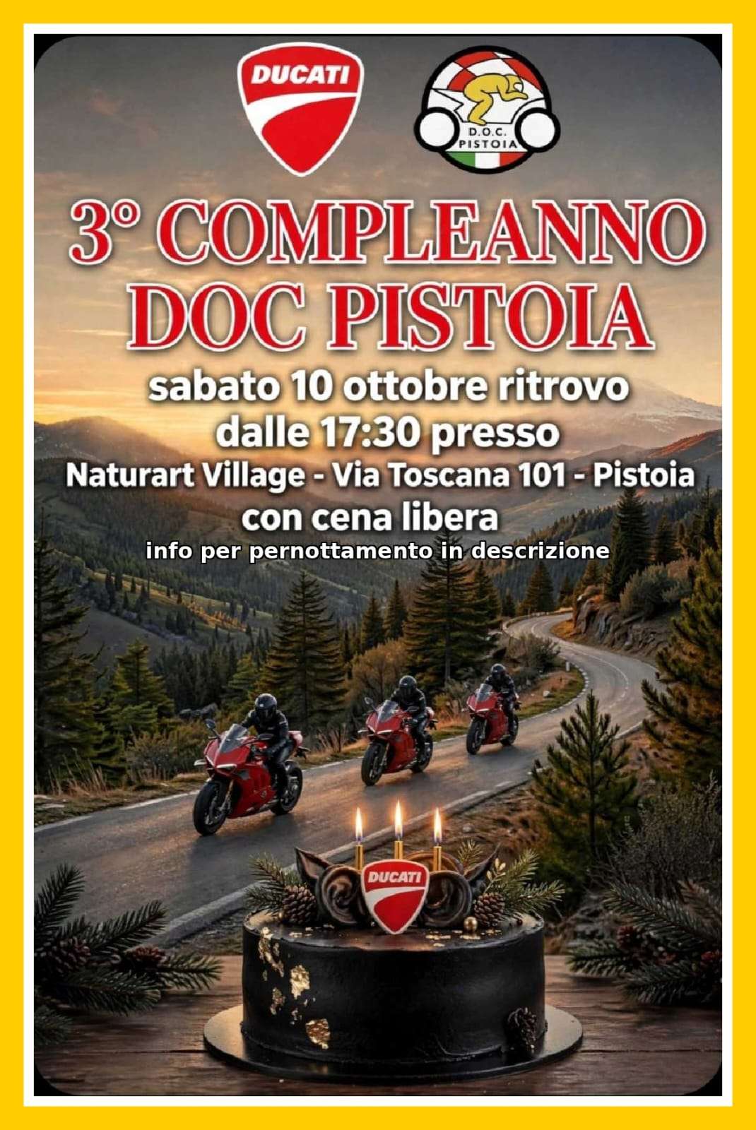 3° Motoraduno con i DOC e compleanno del CLUB (SABATO) 1